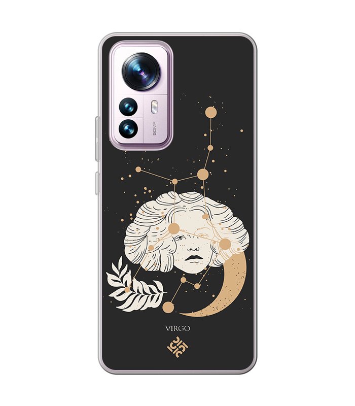 Funda para [ Xiaomi 12T - 12T Pro ] Dibujo Zodiaco [ Signo Zodiacal - Virgo ] de Silicona Flexible para Smartphone 