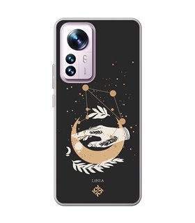 Funda para [ Xiaomi 12T - 12T Pro ] Dibujo Zodiaco [ Signo Zodiacal - Libra ] de Silicona Flexible para Smartphone 