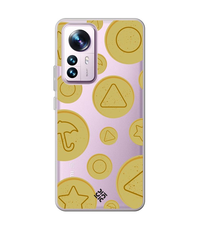 Funda para [ Xiaomi 12T - 12T Pro ] Squid Game [Galletas Dalgona Candy] de Silicona Flexible para Smartphone 