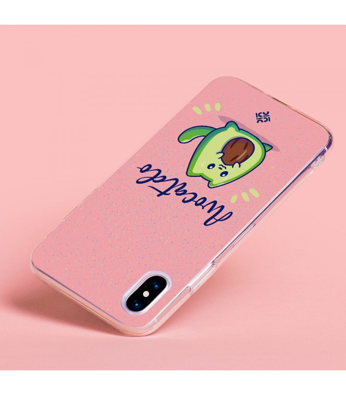 Funda para [ Vivo X80 Lite ] Dibujo Cute [ Avocatdo ] de Silicona Flexible para Smartphone