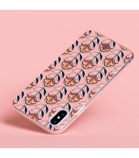 Funda para [ Vivo X80 Lite ] Dibujos Retro [ Planta con Fondo Rosa - Retro ] de Silicona