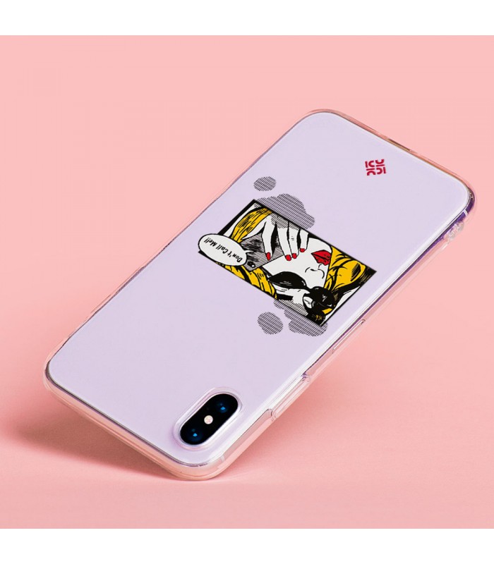 Funda para [ Vivo X80 Lite ] Dibujo Auténtico [ Don't Call Me - Dibujo Pop Art ] de Silicona Flexible