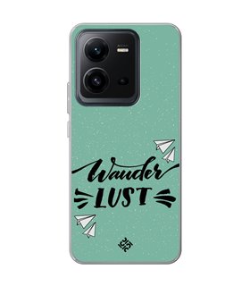 Funda para [ Vivo X80 Lite ] Dibujo Auténtico [ Wander Lust ] de Silicona Flexible para Smartphone