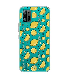 Funda para [ ZTE Blade A52 Lite ] Dibujo Auténtico [ Limones ] de Silicona Flexible para Smartphone