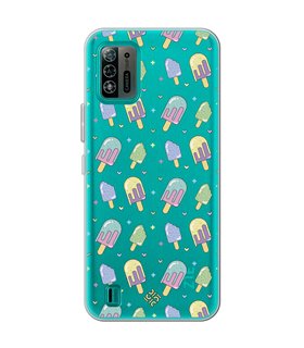 Funda para [ ZTE Blade A52 Lite ] Dibujo Auténtico [ Polos ] de Silicona Flexible para Smartphone