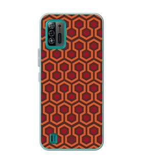 Funda para [ ZTE Blade A52 Lite ] Cine Fantástico [ Alfombra El Resplandor ] de Silicona Flexible para Smartphone