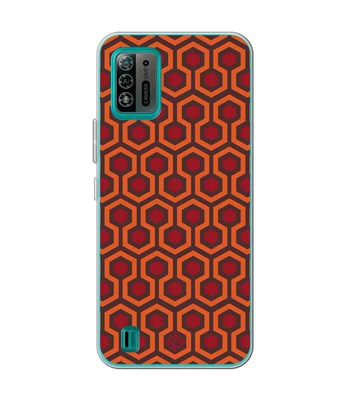 Funda para [ ZTE Blade A52 Lite ] Cine Fantástico [ Alfombra El Resplandor ] de Silicona Flexible para Smartphone