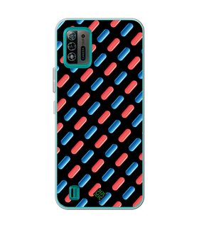 Funda para [ ZTE Blade A52 Lite ] Cine Fantástico [ Pildora Roja y Azul ] de Silicona Flexible para Smartphone