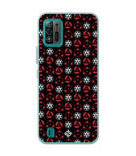 Funda para [ ZTE Blade A52 Lite ] Dibujos Frikis [ Ojos Sharingan ] de Silicona Flexible para Smartphone 