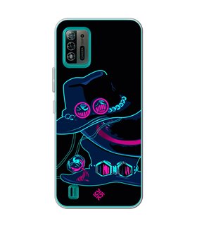 Funda para [ ZTE Blade A52 Lite ] Dibujos Frikis [ Sombrero de Sabo, Luffy y Ace ] de Silicona Flexible