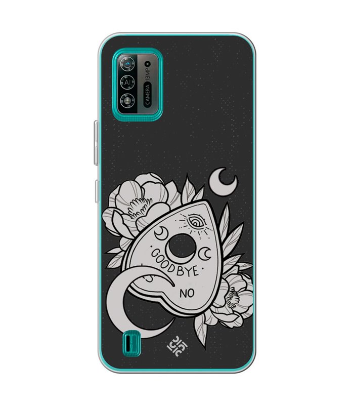 Funda para [ ZTE Blade A52 Lite ] Dibujo Gotico [ Dieza de la Ouija - Yes or No ] de Silicona Flexible