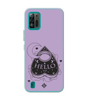 Funda para [ ZTE Blade A52 Lite ] Dibujo Gotico [ Dieza de la Ouija - Hello ] de Silicona Flexible