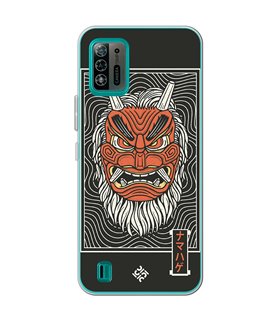 Funda para [ ZTE Blade A52 Lite ] Dibujo Japones [ Demonio Namahage Japones ] de Silicona Flexible