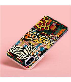 Funda para [ ZTE Blade A52 Lite ] Dibujo Tendencias [ Pieles de Animales y Telas ] de Silicona