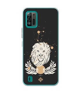 Funda para [ ZTE Blade A52 Lite ] Dibujo Zodiaco [ Signo Zodiacal - Leo ] de Silicona Flexible para Smartphone 