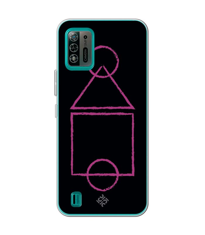 Funda para [ ZTE Blade A52 Lite ] Squid Game [Pista de Juego] de Silicona Flexible para Smartphone 