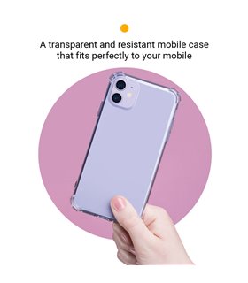 Funda Antigolpe [ iPhone 14 ] Dibujos Frikis [ Ojos Sharingan ] Esquina Reforzada Silicona 1.5mm Transparente