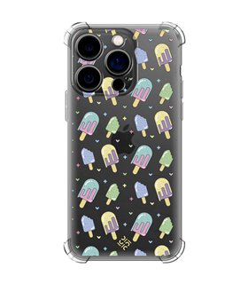 Funda Antigolpe [ iPhone 14 Pro ] Dibujo Auténtico [ Polos ] Esquina Reforzada Silicona 1.5mm Transparente