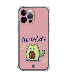 Funda Antigolpe [ iPhone 14 Pro Max ] Dibujo Cute [ Avocatdo ] Esquina Reforzada Silicona 1.5mm Transparente
