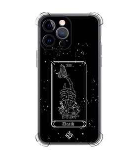 Funda Antigolpe [ iPhone 14 Pro Max ] Dibujo Esotérico [ Carta del Tarot -  Death ] Esquina Reforzada Silicona 1.5mm