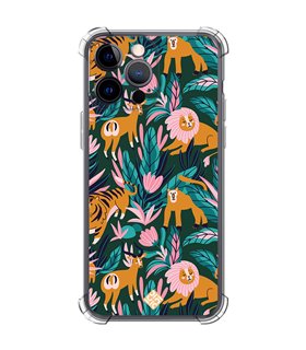Funda Antigolpe [ iPhone 14 Pro Max ] Dibujo Mascotas [ Estampado Animales de Selva ] Esquina Reforzada Silicona 1.5