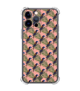 Funda Antigolpe [ iPhone 14 Pro Max ] Dibujo Mascotas [ Estampado Tropical - Pájaro de Madagascar ] Esquina Reforzada