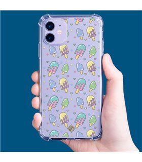 Funda Antigolpe [ iPhone 14 Plus ] Dibujo Auténtico [ Polos ] Esquina Reforzada Silicona 1.5mm Transparente