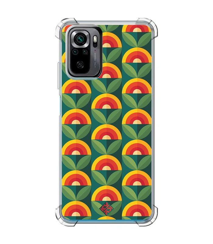 Funda Antigolpe [ POCO M5s ] Dibujos Retro [ Diseño Flor - Retro ] Esquina Reforzada Silicona 1.5mm Transparente