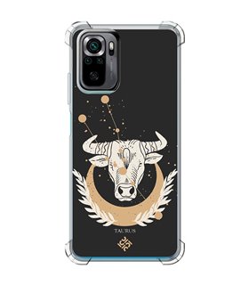 Funda Antigolpe [ POCO M5s ] Dibujo Zodiaco [ Signo Zodiacal - Tauro ] Esquina Reforzada Silicona 1.5mm Transparente