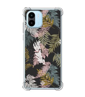 Funda Antigolpe [ Xiaomi Redmi A1 ] Dibujo Botánico [ Diseño de hojas ] Esquina Reforzada Silicona 1.5mm