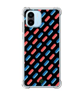 Funda Antigolpe [ Xiaomi Redmi A1 ] Cine Fantástico [ Pildora Roja y Azul ] Esquina Reforzada Silicona 1.5mm