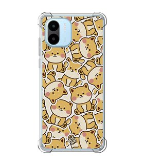 Funda Antigolpe [ Xiaomi Redmi A1 ] Dibujo Cute [ Pegatinas Perrito Shiba ] Esquina Reforzada 1.5