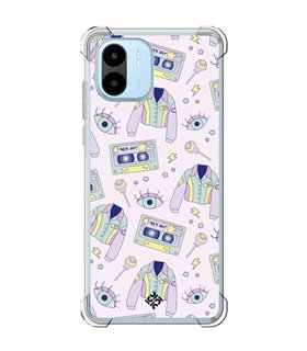 Funda Antigolpe [ Xiaomi Redmi A1 ] Dibujo Cute [ Chaqueta Retro de Color Pastel Años 90 ] Esquina Reforzada Silicona 1.5