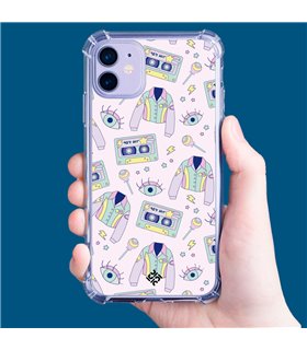 Funda Antigolpe [ Xiaomi Redmi A1 ] Dibujo Cute [ Chaqueta Retro de Color Pastel Años 90 ] Esquina Reforzada Silicona 1.5