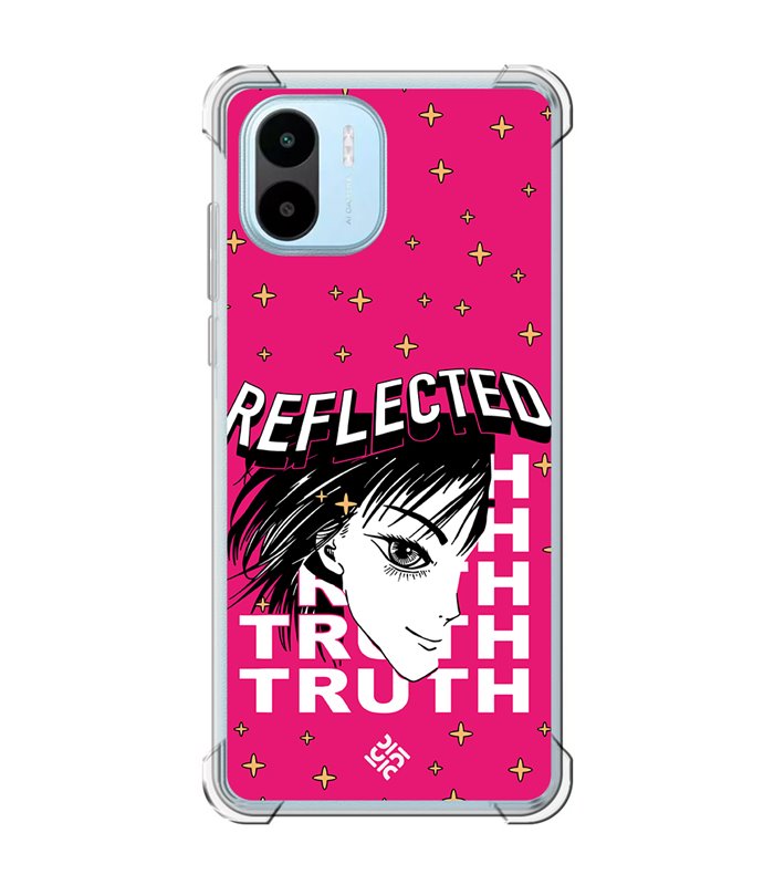 Funda Antigolpe [ Xiaomi Redmi A1 ] Dibujos Frikis [ Chica Manga Reflected Truth ] Esquina Reforzada 1.5mm Transparente