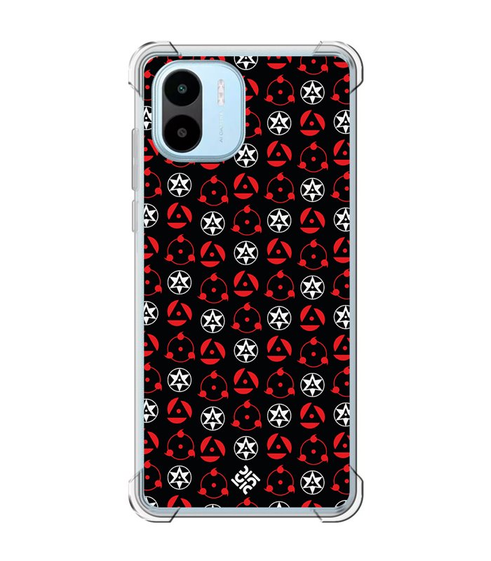 Funda Antigolpe [ Xiaomi Redmi A1 ] Dibujos Frikis [ Ojos Sharingan ] Esquina Reforzada Silicona 1.5mm Transparente