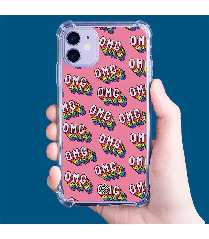 Funda Antigolpe [ Xiaomi Redmi A1 ] Dibujo Frases Guays [ OMG ] Esquina Reforzada Silicona 1.5mm Transparente