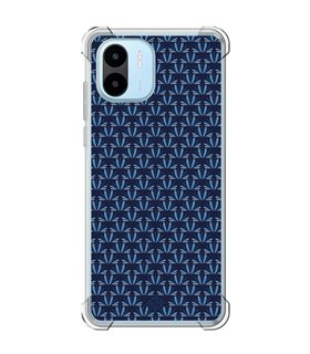 Funda Antigolpe [ Xiaomi Redmi A1 ] Dibujo Japones [ Patron Abstracto Loto Azul ] Esquina Reforzada Silicona 1.5mm