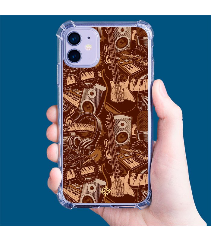 Funda Antigolpe [ Xiaomi Redmi A1 ] Diseño Música [ Ilustración Instrumentos Musicales - Arte musical ] Esquina Reforzada