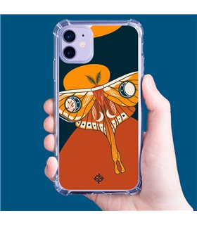 Funda Antigolpe [ Xiaomi Redmi A1 ] Dibujo Auténtico [ Arte Contemporáneo - Polilla ] Esquina Reforzada Silicona 1.5mm