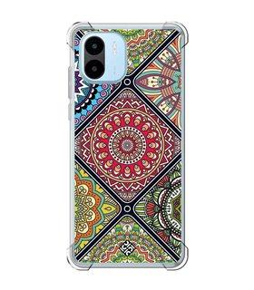 Funda Antigolpe [ Xiaomi Redmi A1 ] Dibujo Auténtico [ Motivos Mandala ] Esquina Reforzada Silicona 1.5mm Transparente