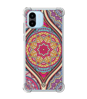 Funda Antigolpe [ Xiaomi Redmi A1 ] Dibujo Auténtico [ Baldosa de Teja Mandala ] Esquina Reforzada Silicona 1.5mm