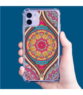 Funda Antigolpe [ Xiaomi Redmi A1 ] Dibujo Auténtico [ Baldosa de Teja Mandala ] Esquina Reforzada Silicona 1.5mm