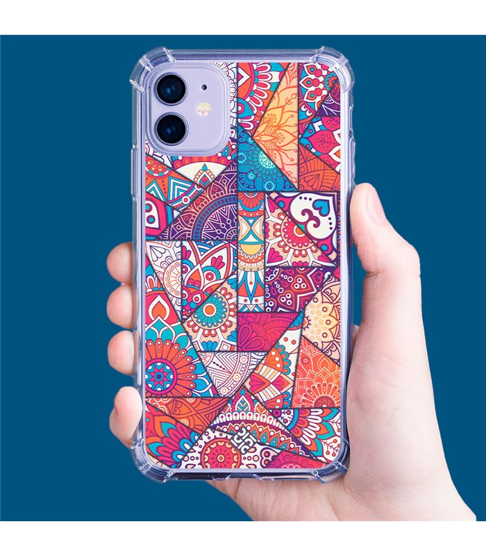 Funda Antigolpe [ Xiaomi Redmi A1 ] Dibujo Auténtico [ Mosaico Vidriera Mandala ] Esquina Reforzada Silicona 1.5mm