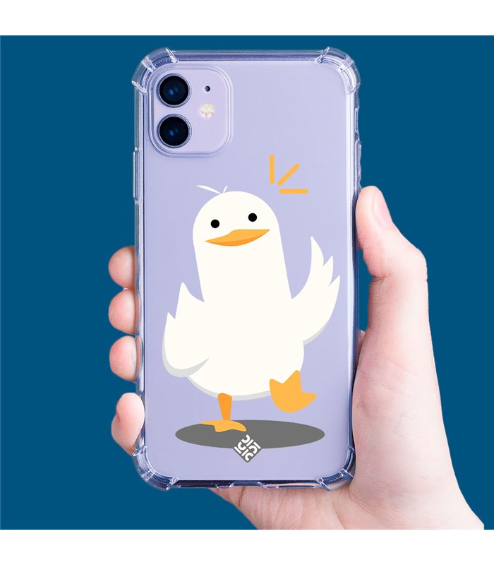 Funda Antigolpe [ Xiaomi Redmi A1 ] Dibujo Auténtico [ Pato Caminando ] Esquina Reforzada Silicona 1.5mm Transparente