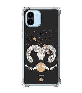 Funda Antigolpe [ Xiaomi Redmi A1 ] Dibujo Zodiaco [ Signo Zodiacal - Aries ] Esquina Reforzada Silicona 1.5mm 