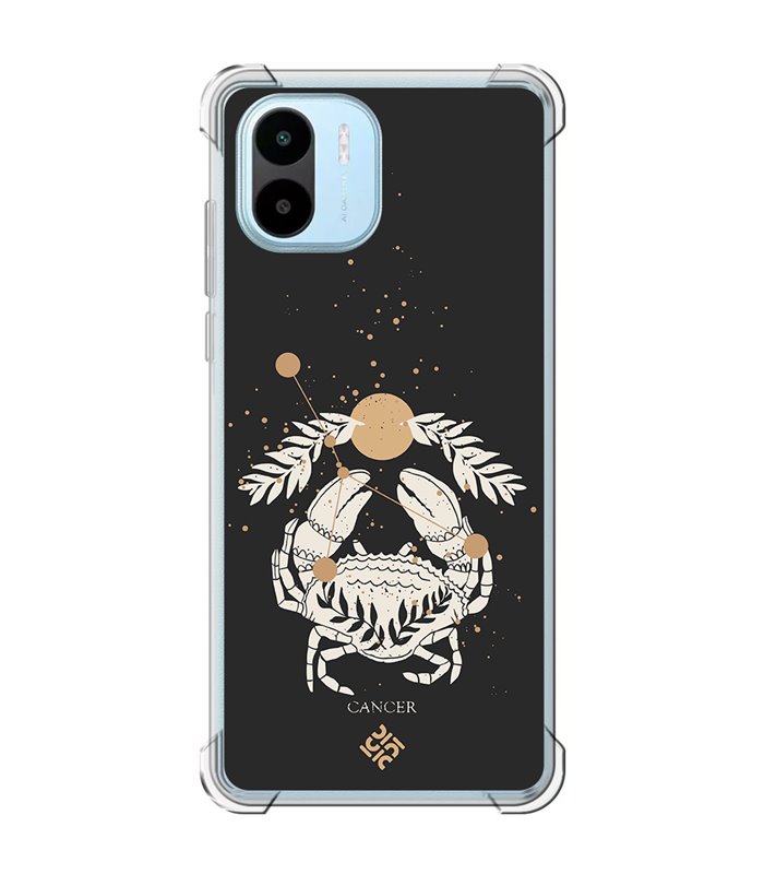 Funda Antigolpe [ Xiaomi Redmi A1 ] Dibujo Zodiaco [ Signo Zodiacal - Cancer ] Esquina Reforzada Silicona 1.5mm