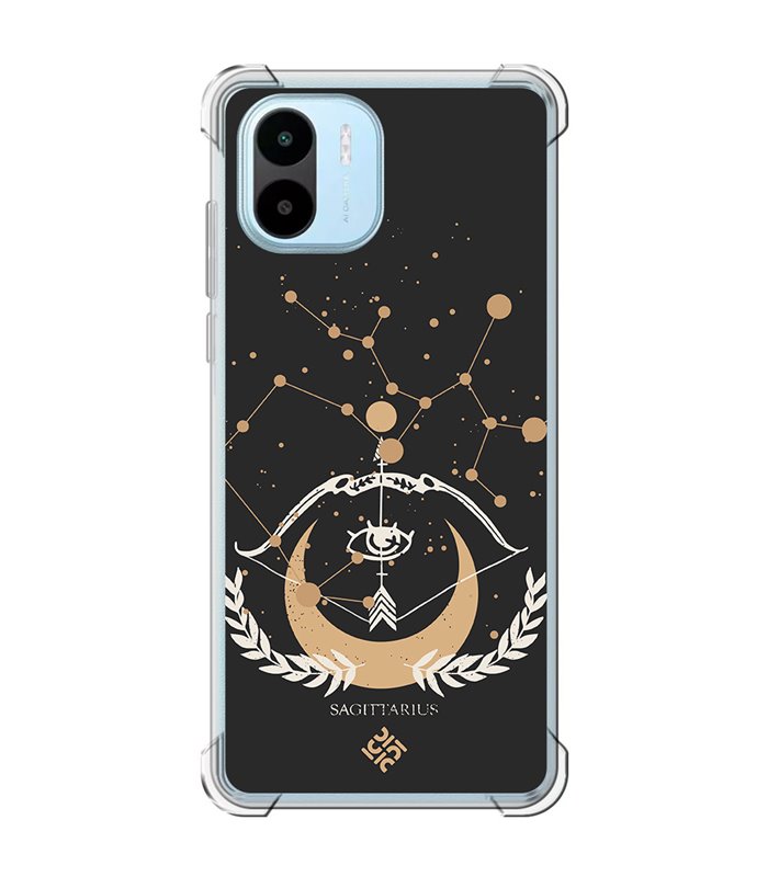 Funda Antigolpe [ Xiaomi Redmi A1 ] Dibujo Zodiaco [ Signo Zodiacal - Sagitario ] Esquina Reforzada Silicona 1.5mm