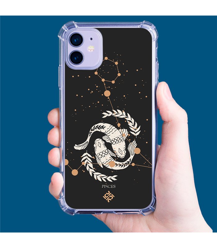 Funda Antigolpe [ Xiaomi Redmi A1 ] Dibujo Zodiaco [ Signo zodiacal - Picis ] Esquina Reforzada Silicona 1.5 Transparente