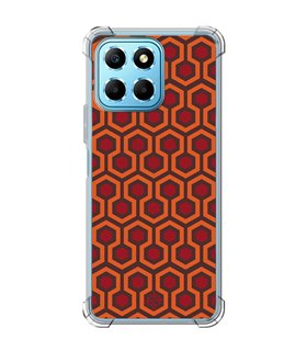 Funda Antigolpe [ Honor X8 5G ] Cine Fantástico [ Alfombra El Resplandor ] Esquina Reforzada Silicona 1.5mm Transparente